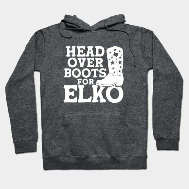 Head Over Boots for Elko // Texas Maroon A Hoodie by SLAG_Creative